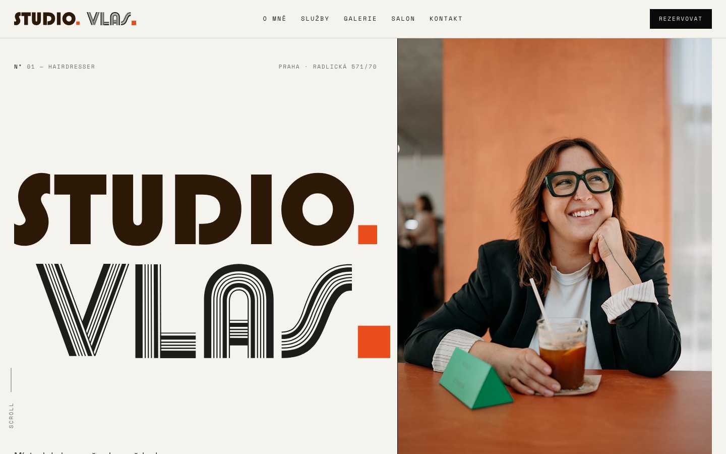 Náhled webu Studio Vlas (studiovlas.cz)